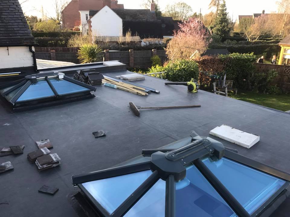 the only choice for rubber flat roofing in telford